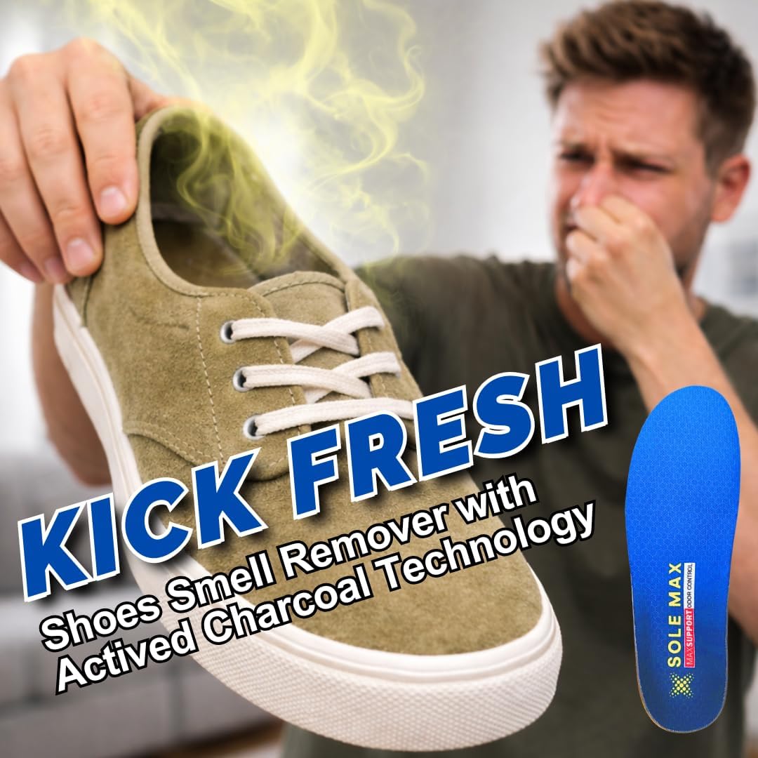 SOLEMAX Activated Charcoal Insoles